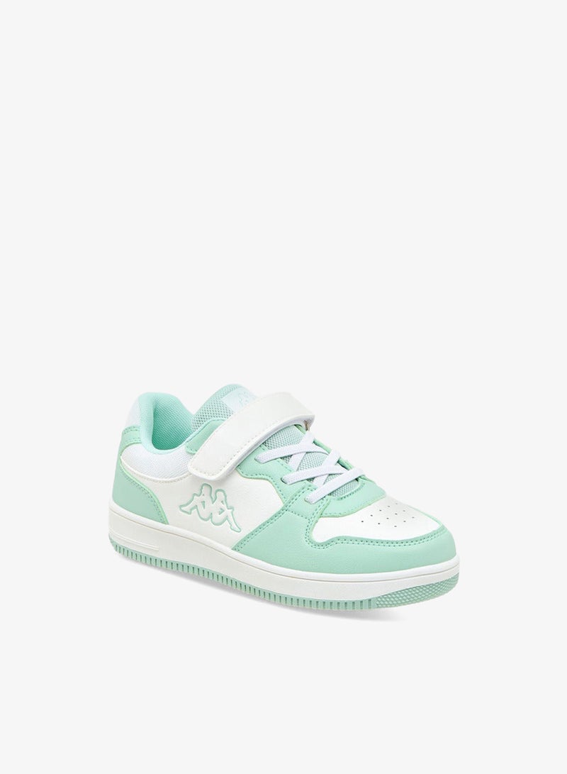 كابا سنيكرز بناتي بتفاصيل شعار وإغلاق بشريط لاصق - Image 2