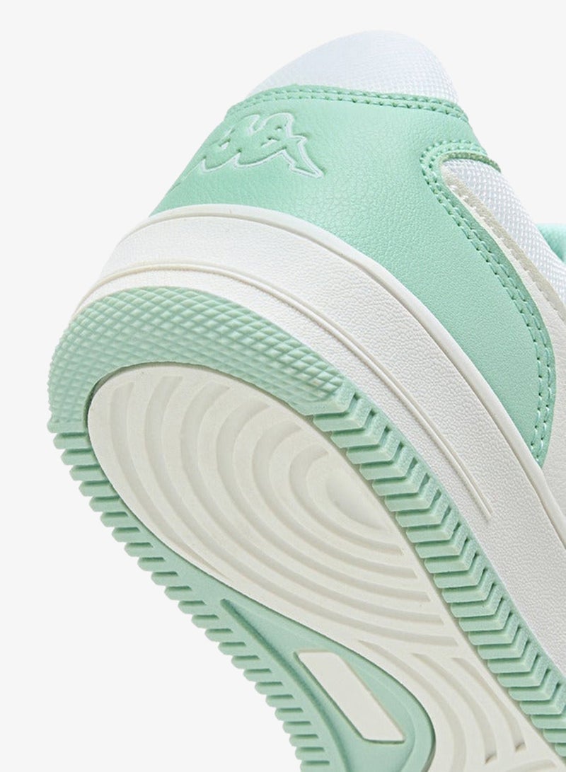 Kappa Girls' Logo Detail Sneakers with Hook and Loop Closure - Image 5