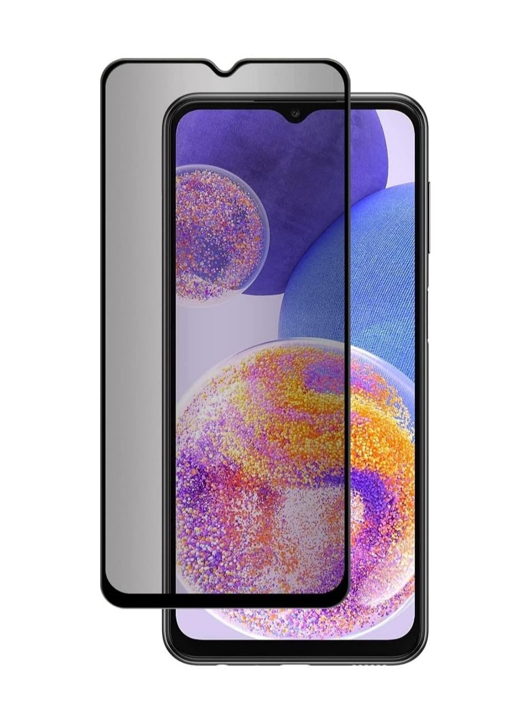 Samsung Galaxy A23 Front Screen Privacy Screen Protector Anti-Spy Tempered Glass Film 9H Hardness Scratch Resistant Bubble Free Glass Screen Protector