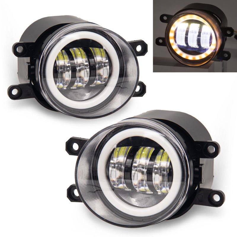 Driving LED Fog Lights for 20112013 CT200h 20112014 IS250350 Toyota 4Runner Avalon Camry Highlander Rav4 Matrix Prius LED Fog Light Replacement 1 Pair Includes DRL