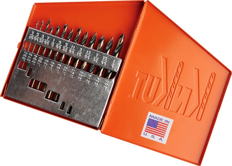 KnKut 13 Piece Mechanics Length Step Point Drill Bit Set 1/16"-1/4" by 64ths - Image 3