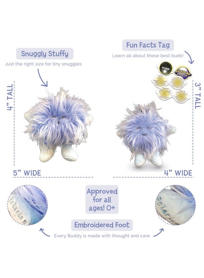 Celestial Buddies Two Little Stars Buddy | 4" & 5" Soft Stuffed Plush, Fun Planet Facts Tag for Kids - STEM Learning, Educational Gift, Classroom & Homeschool Science Space Astronomy | 0+ - Image 2