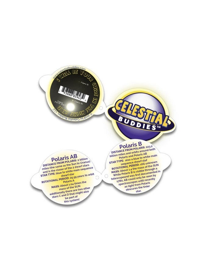 Celestial Buddies Two Little Stars Buddy | 4" & 5" Soft Stuffed Plush, Fun Planet Facts Tag for Kids - STEM Learning, Educational Gift, Classroom & Homeschool Science Space Astronomy | 0+ - Image 4