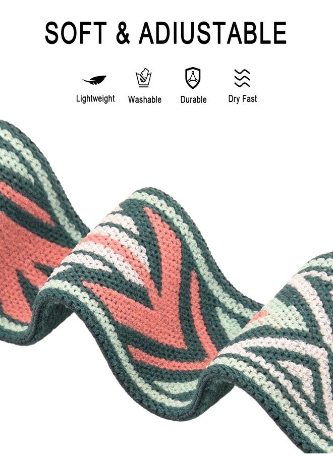 Vanjua حزمة 3 أشرطة لسامسونج جالاكسي فيت 3 للنساء والرجال، حزام ساعة بديل ناعم قابل للتعديل من النايلون متوافق مع ملحقات ساعة جالاكسي فيت 3 الذكية - Image 3