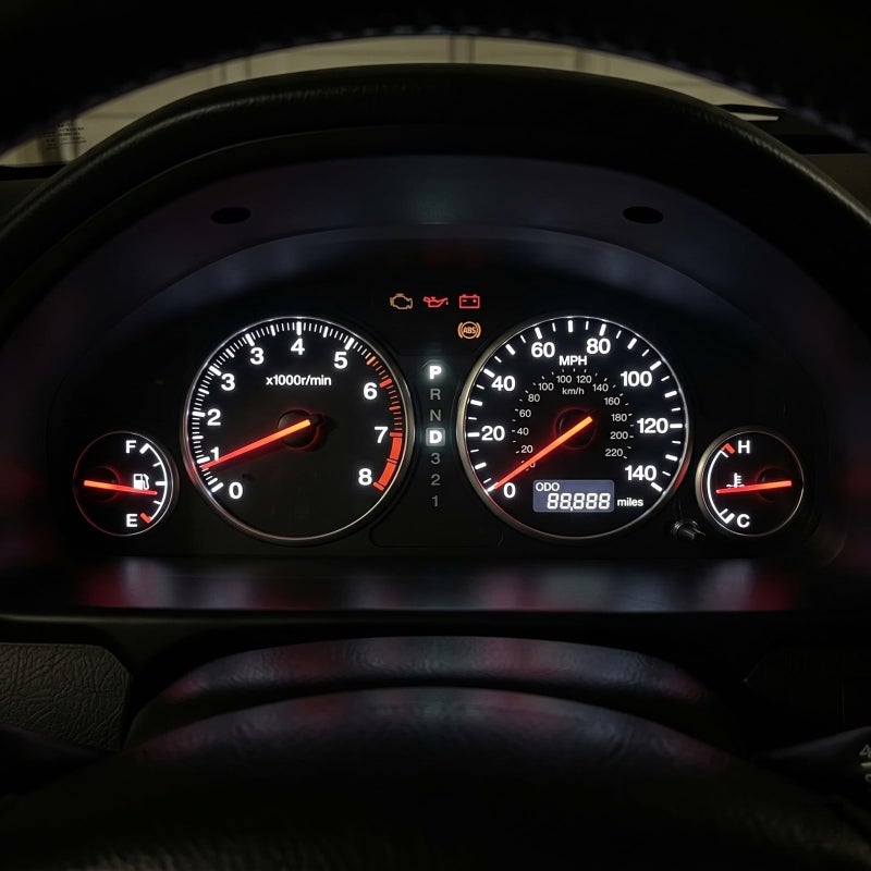 WLJH High Bright White Instrument Cluster Panel Speedometer Gauge Tachometer 12V Full LED Light Package Kits for Honda CRV CRV 20022006Pack of 12 - Image 3