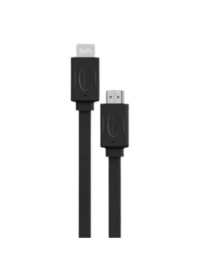 SIA (BKFLTHDM150B) PVC PE FLAT CABLE HDMI 4K 60Hz 1.5M
