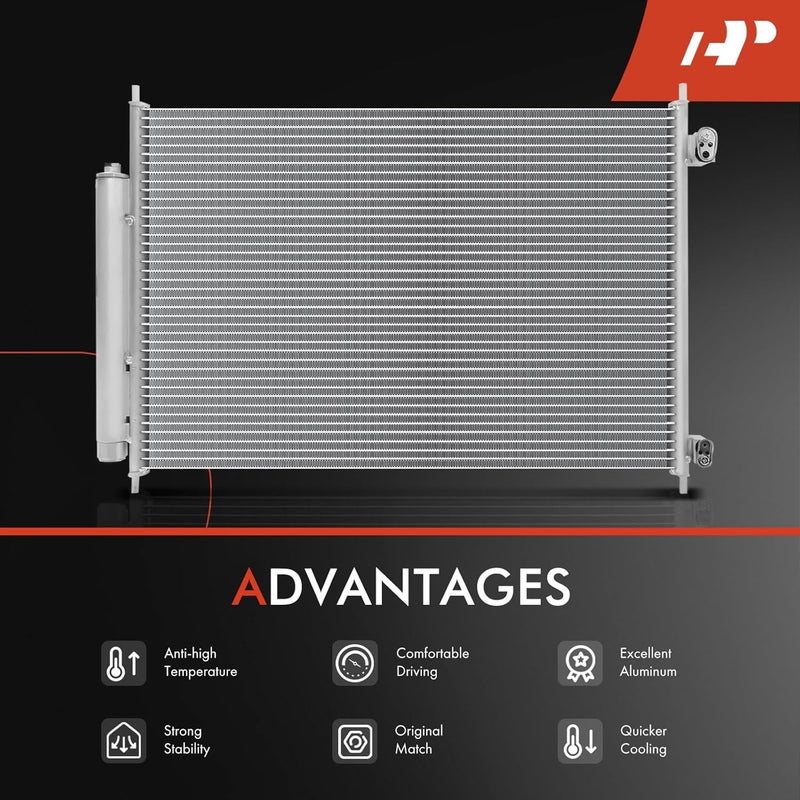 A-Premium A/C Condenser for Nissan Rogue 2008-2015 - Image 5