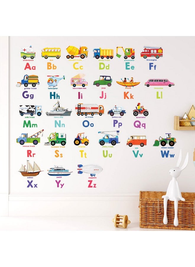 Ds8-2005N Transport Alphabet Kids Wall Stickers Wall Decals Peel And Stick Removable Wall Stickers For Kids Nursery Bedroom Living Room - pzsku/ZE4F5C8F7B19055A0F251Z/45/_/1735214439/da1db2a1-de9c-4a3d-bb69-8fe742f3c348