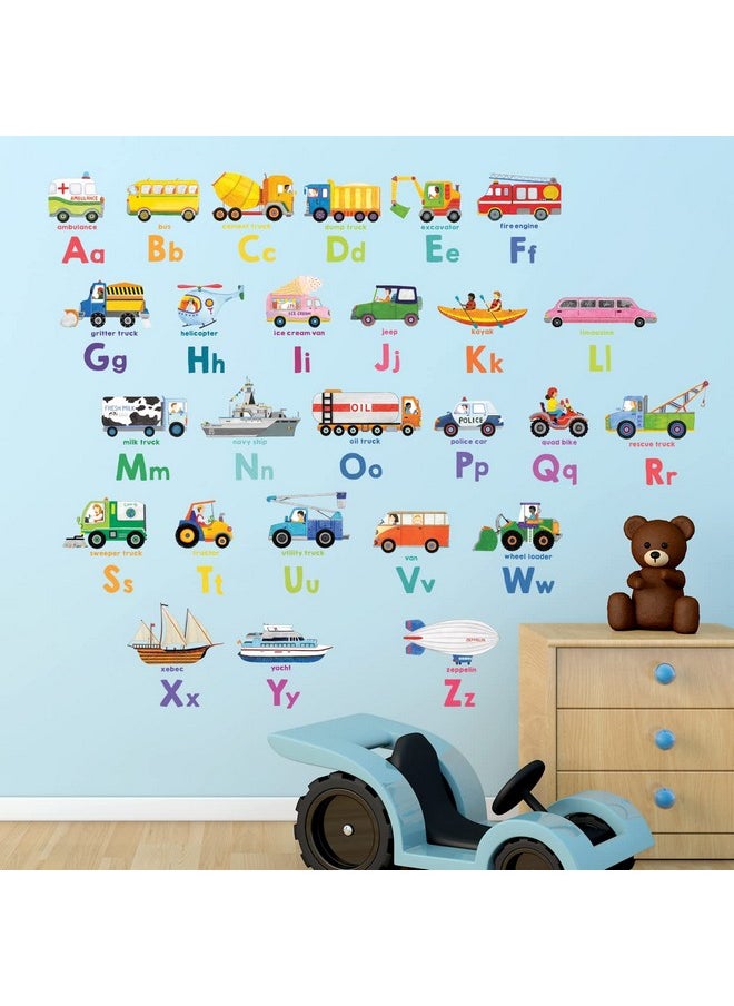 Ds8-2005N Transport Alphabet Kids Wall Stickers Wall Decals Peel And Stick Removable Wall Stickers For Kids Nursery Bedroom Living Room - pzsku/ZE4F5C8F7B19055A0F251Z/45/_/1735214440/312537ad-8f79-4440-80c3-4663b6e48b3b