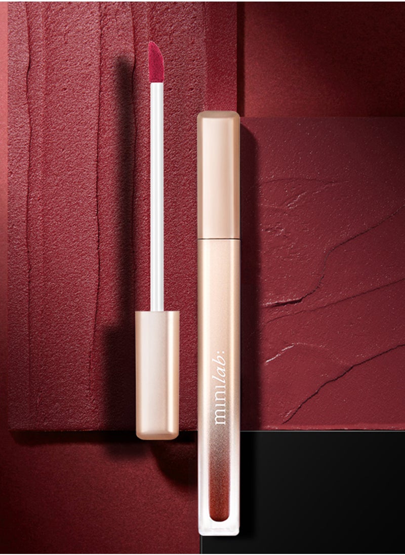 MINILAB Lasting Matte Velvet Lip Gloss Lock Color Light Satin Soft Mist Lip Glaze 1.6g  - Image 3
