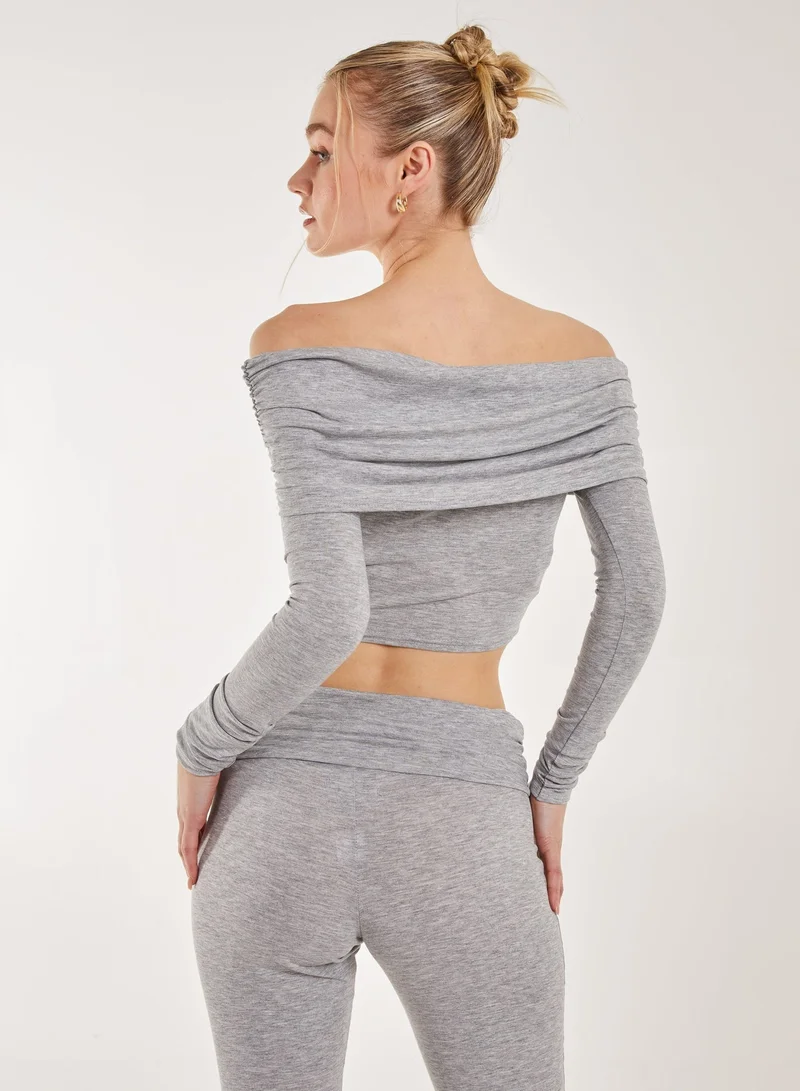 Pink Vanilla  Off the Shoulder Lounge Top for Women | Best Price UAE