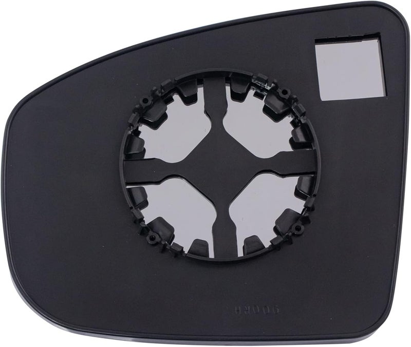 TRQ Passenger Side Mirror Glass with Backing Plate Non-Heated Compatible with 2013-2016 Nissan Pathfinder NI1325118 - Image 4