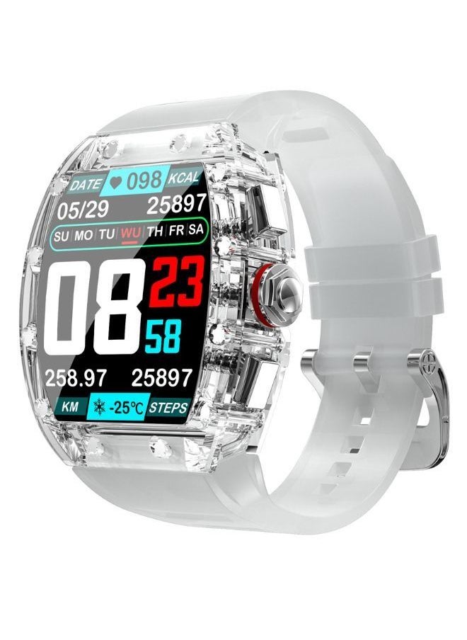 llwoo - YD5 Waterproof Sports Smart Watch For Men`s, Crystal Shell Appearance, Richard Style, Multi Languages, Sports Record, Offline Payment And NFC Card Access Function - Image 1
