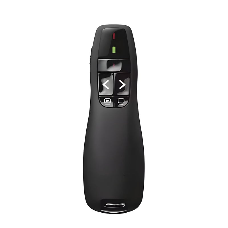 R400 Easy to Use Remote Control - Red Laser Presentation - Wireless Connection Up to 15 Meters - Powered by 2 Batteries - USB - Image 1