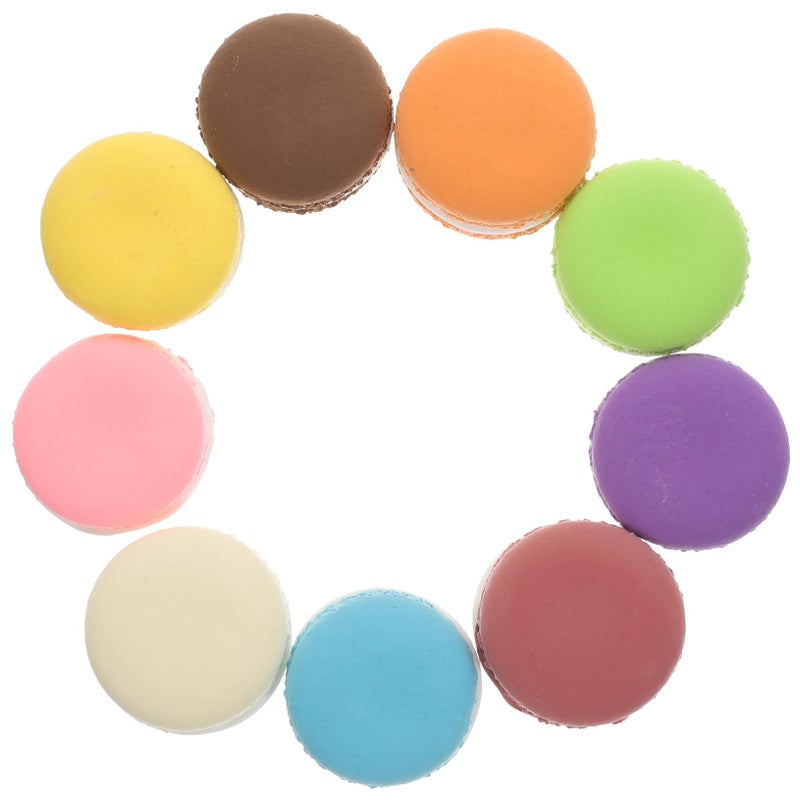 2 Pcs Artificial Macaron Cake Model Realistic Dessert Display Props For Photography - Image 2