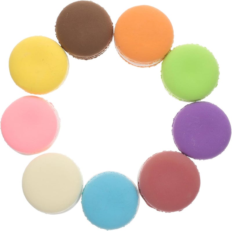 2 Pcs Artificial Macaron Cake Model Realistic Dessert Display Props For Photography - Image 1