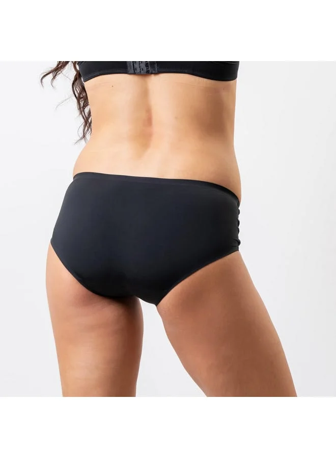 Aadaraya Aadaraya Assorted Bikini Briefs with Elasticated Waistband - Set of 5