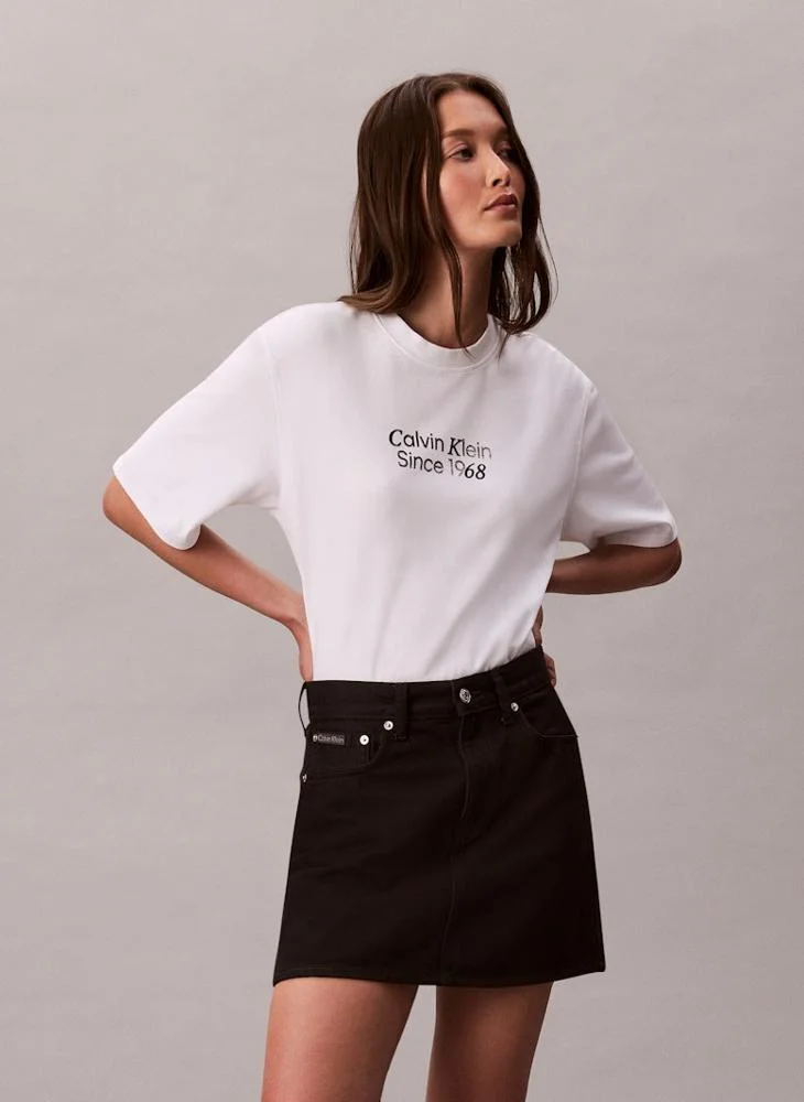 Calvin Klein Jeans Graphic Crew Neck T-Shirt