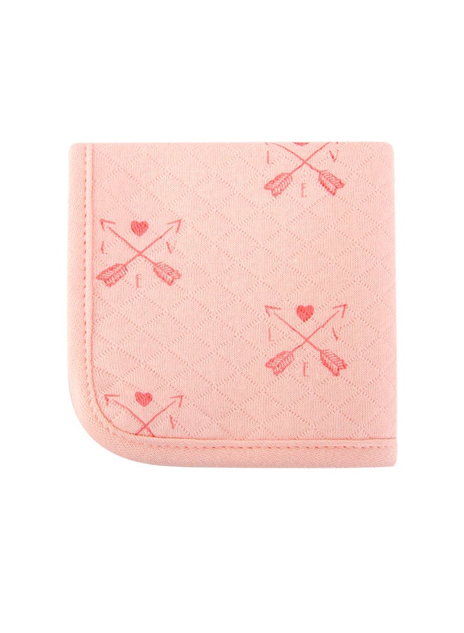 hudson baby مناشف غسيل مبطنة مكونة من 6 قطع بتصميم غابة الفتاة - Image 3