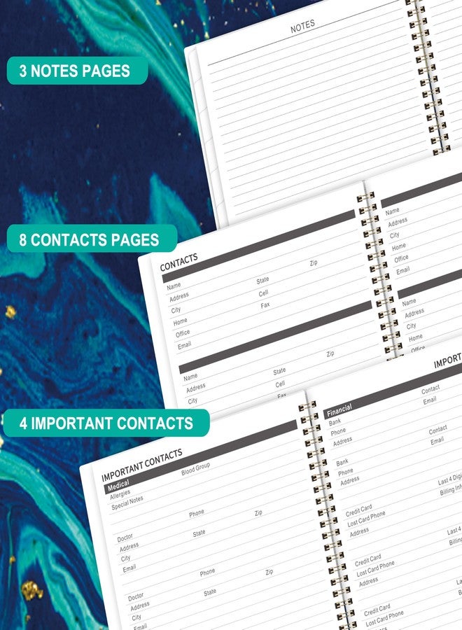 Journaltastic Monthly Planner/Calendar 2025-2030 - 5 Year Monthly Planner 2025-2030 from July 2025 - June 2030, 9" x 11", 2025-2030 Calendar Planner with Tabs - Image 5