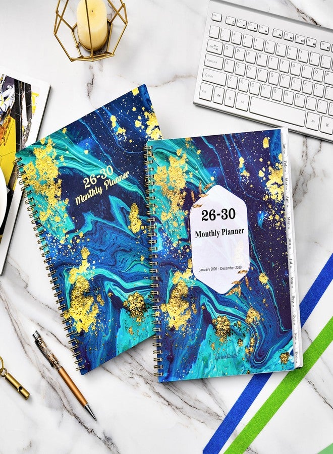 Journaltastic Monthly Planner/Calendar 2025-2030 - 5 Year Monthly Planner 2025-2030 from July 2025 - June 2030, 9" x 11", 2025-2030 Calendar Planner with Tabs - Image 2