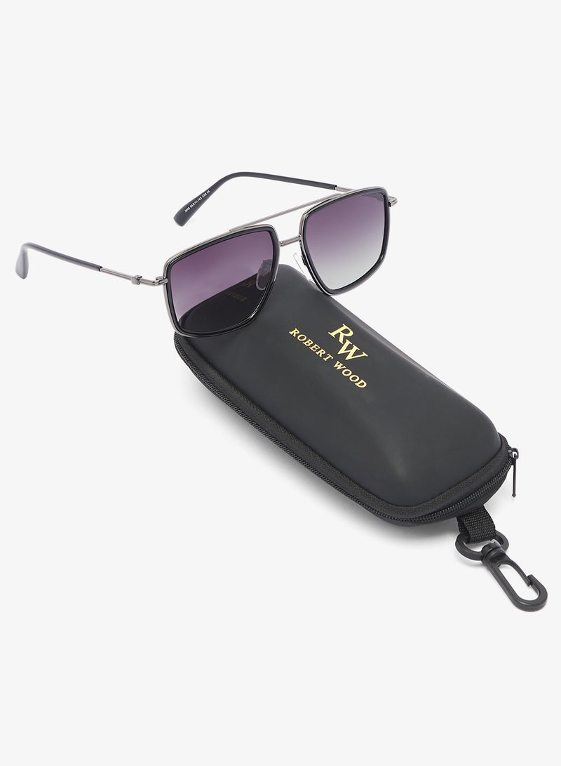 روبرت وود نظارات شمسية مستقطبة بتصميم كاجوال واسع - Image 4