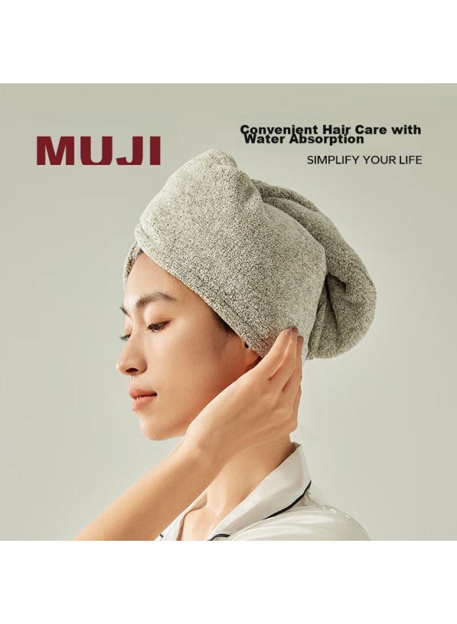 موجي Muji منشفة شعر سريعة الجفاف، عالية الامتصاص، منشفة فئة A، سميكة، لطيفة على البشرة، ناعمة، بيضاء ثلجية - Image 4