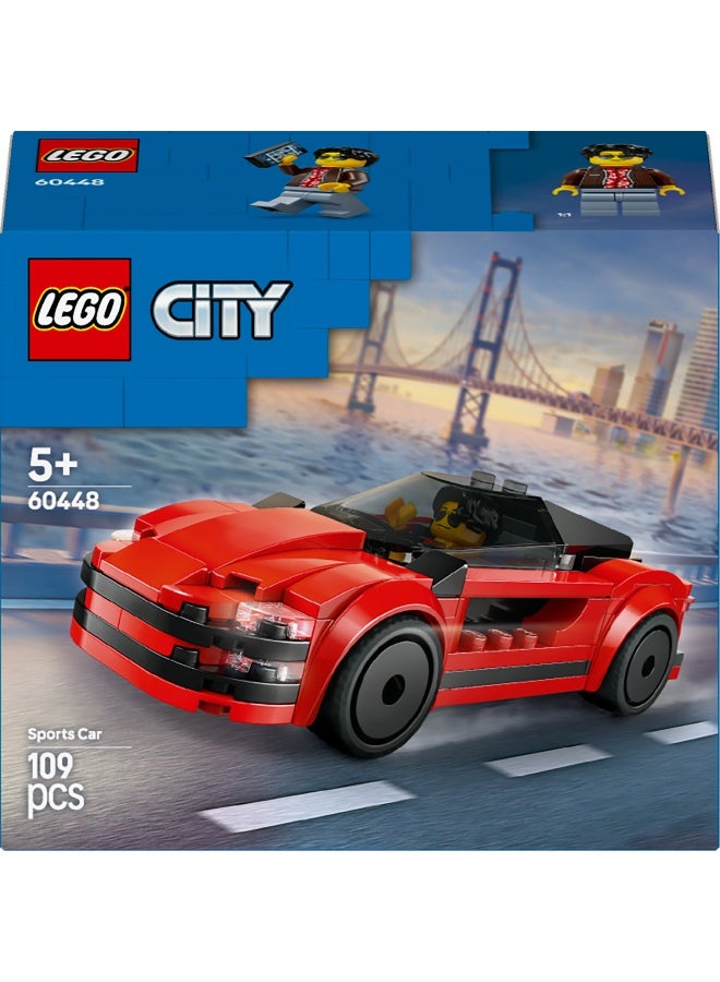 LEGO City Red Sports Car 60448 Building Set (109 Pieces) - Image 2