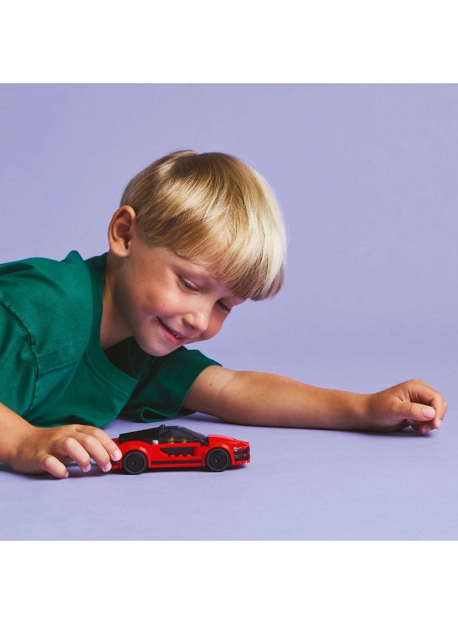 LEGO City Red Sports Car 60448 Building Set (109 Pieces) - Image 3