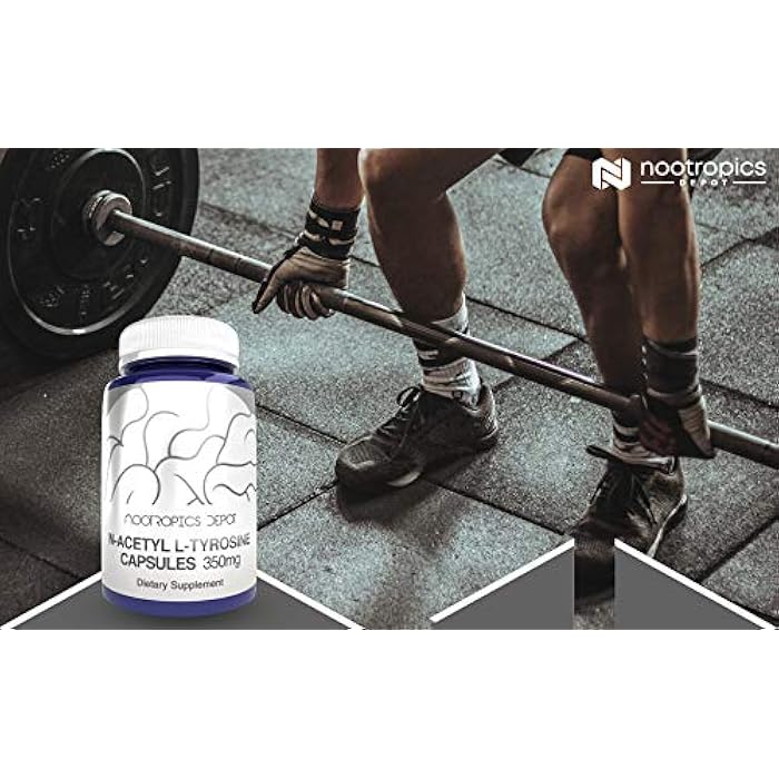 Nootropics Depot N-Acetyl L-Tyrosine Capsules | 350mg | 120 Count | NALT | Amino Acid Supplement | Natural Supplement | Supports Memory, Learning, Focus, Healthy Stress Levels - Image 3