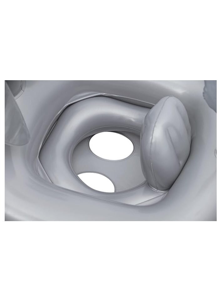 بست واي قارب صغير على شكل فيل - عوامة قابلة للنفخ لطيفة وآمنة للأطفال الرضع والأطفال الصغار، مثالية للعب في حمام السباحة والماء - Image 4