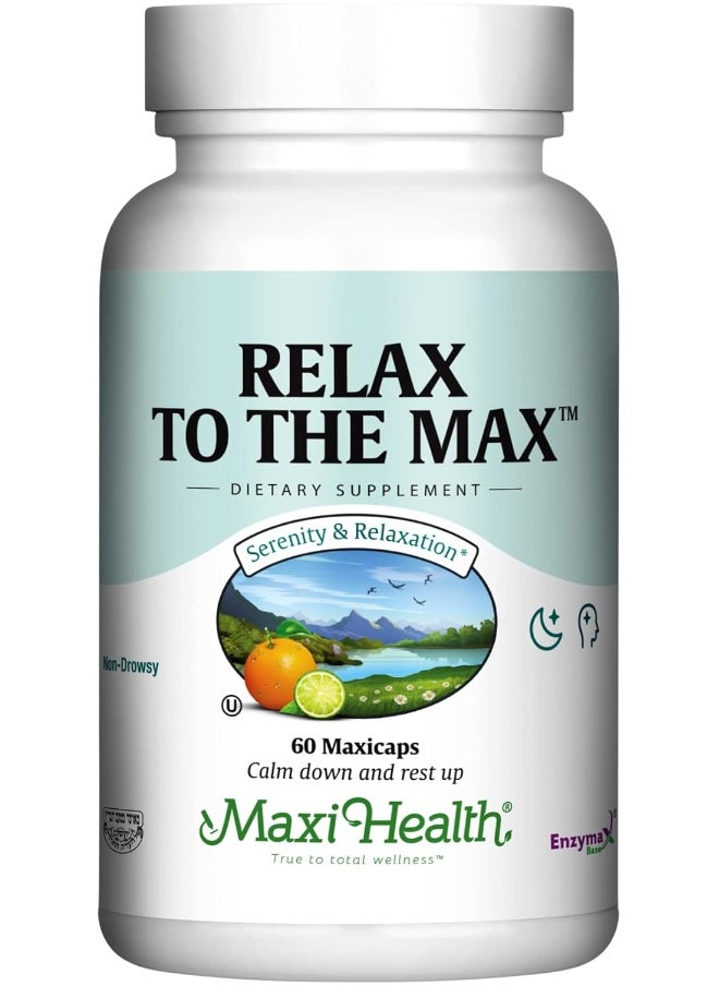 Maxi Health Maxi Health Relax to The Max - Stress Formula (60 Capsules)  - Image 1