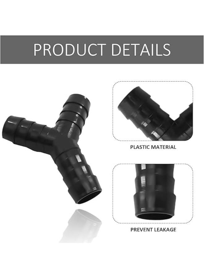 1 Set Drain Hose Y Piece Connectors 16mm Dishwasher Pipe Tee Connector with Hose Clamp Stacking Washing Machine Combination 20x20mm  - Image 1