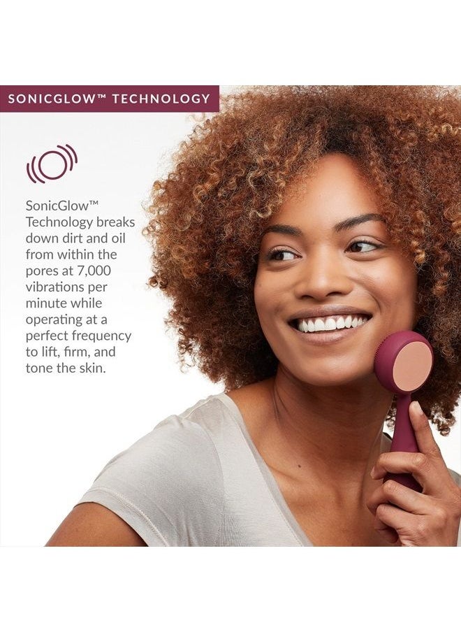 PMD Beauty PMD Clean Pro - Smart Facial Cleansing Device with Silicone Brush & ActiveWarmth Anti-Aging Massager - Waterproof - SonicGlow Vibration Technology - Clear Pores & Blackheads - Lift, Firm, & Tone Skin  - Image 3