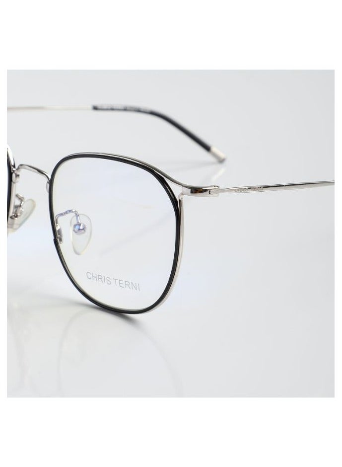 CHRIS TERNI chris terni Women's round frame prescription glasses 78A0033-C5  - Image 3