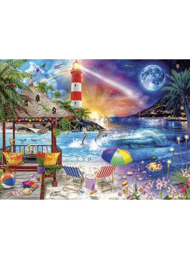 Buffalo Games Life A Beach 1000 Piece Jigsaw Puzzle Multi, 26.75"L X 19.75"W - Image 2