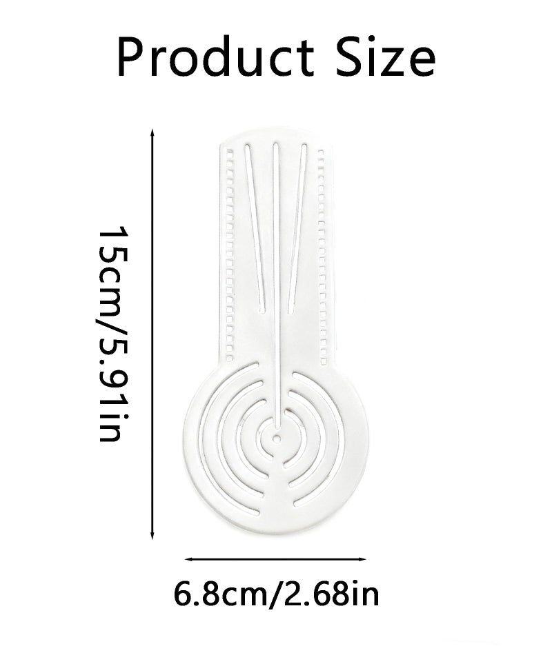 Zbdroxygen Mandalas Art Tools, Compass for Mandalas Arts, Geometric Ruler, Mandala Stencil, Ruler for Mandalas Arts, Mandala Arts Scale, Perfect for Creating Mandalas on Greeting Cards, Wall Art Decor - Image 2