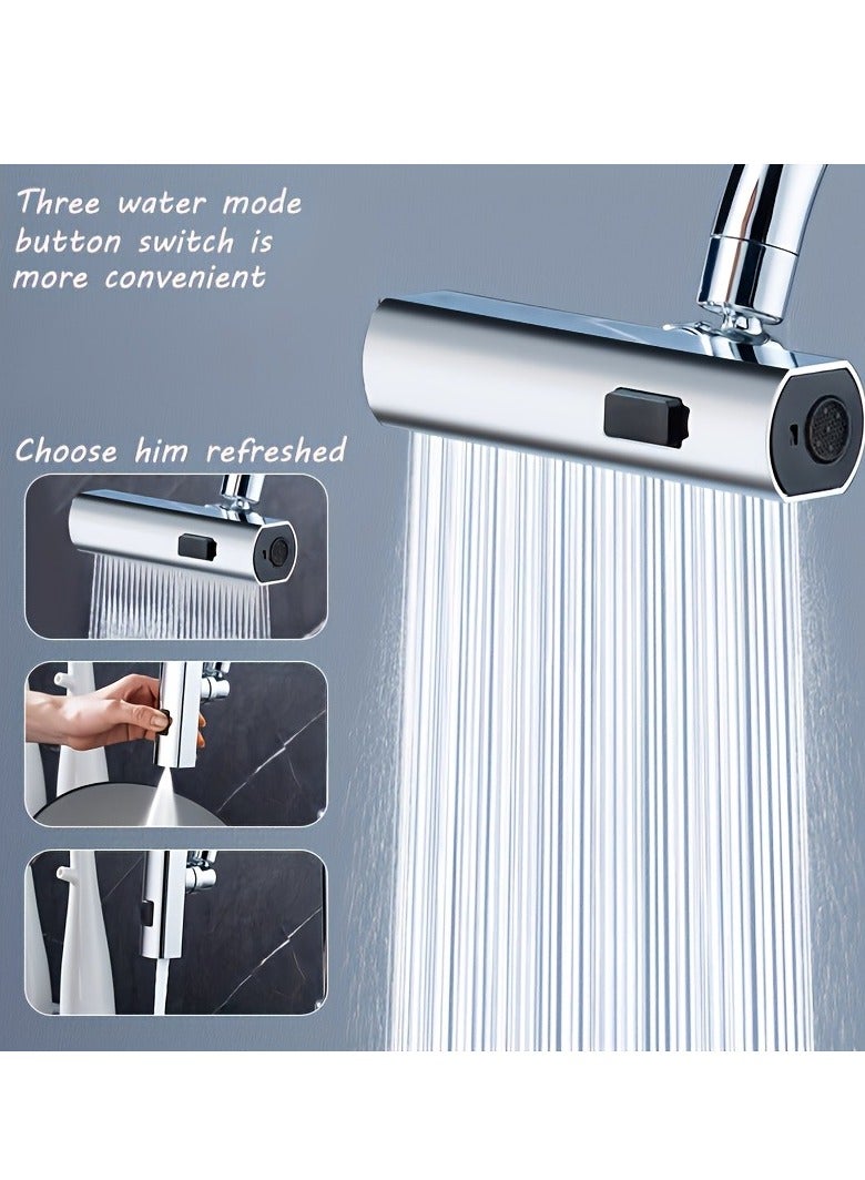 1pc Multifunctional Faucet Adapter Faucet, Bathroom Washbasin Faucet, Sink Faucet Replacement Accessories, Home Essential - Image 2