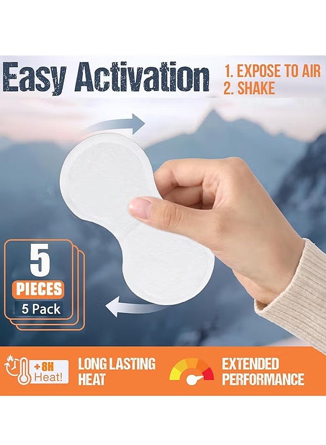 Hodaf Heat Patches For Period Pain Relief & Period Cramps, Portable Menstrual Heating Pad, Air-Activated Adhesive Heating Patches For Cramps, Suitable For All Skin Types, 5 Packs  - Image 5