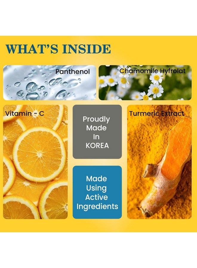 RAALIYA Turmeric and Kojic Acid Face Cleansing Pads Dark Spots, Skin Brightening, and Acne Prevention with | Vitamin C, Retinol, and Chamomile Hydrolat | For Men & Women | All Skin Types | 50 Piece Pack of 1 - Image 5