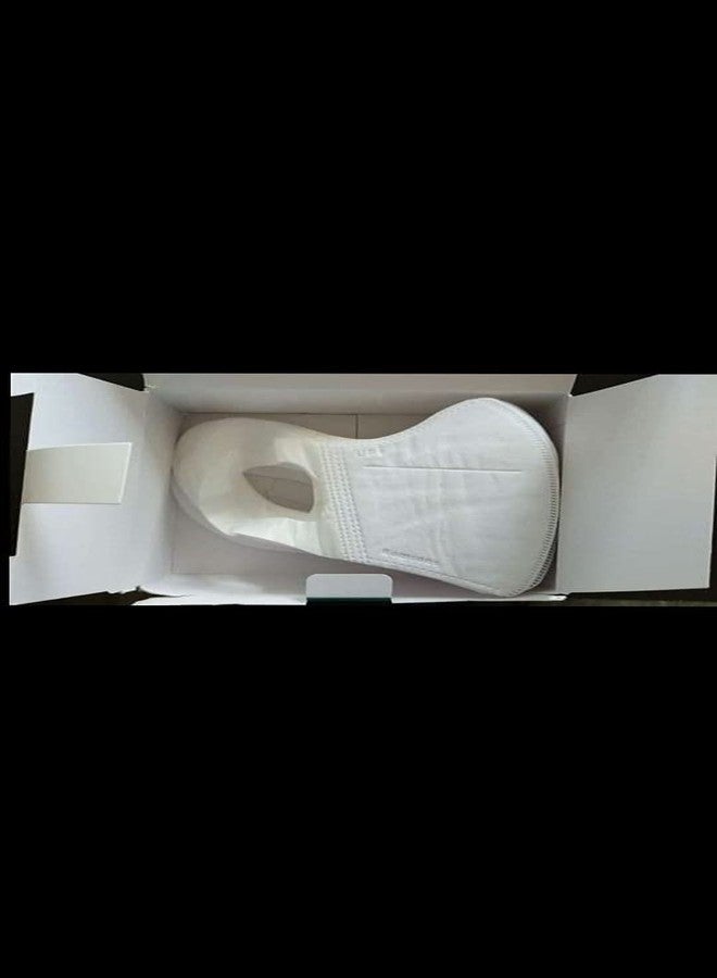 رومسونز قناع وجه رومسونز كومفيت ثلاثي الأبعاد بأربع طبقات مع فلترين من الألياف المذابة وحلقات أذن ناعمة للغاية، أبيض، 25 قطعة - Image 4