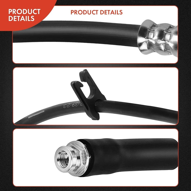 A-Premium Rear Driver Inner Brake Hydraulic Hose for Ford Ranger - Image 5