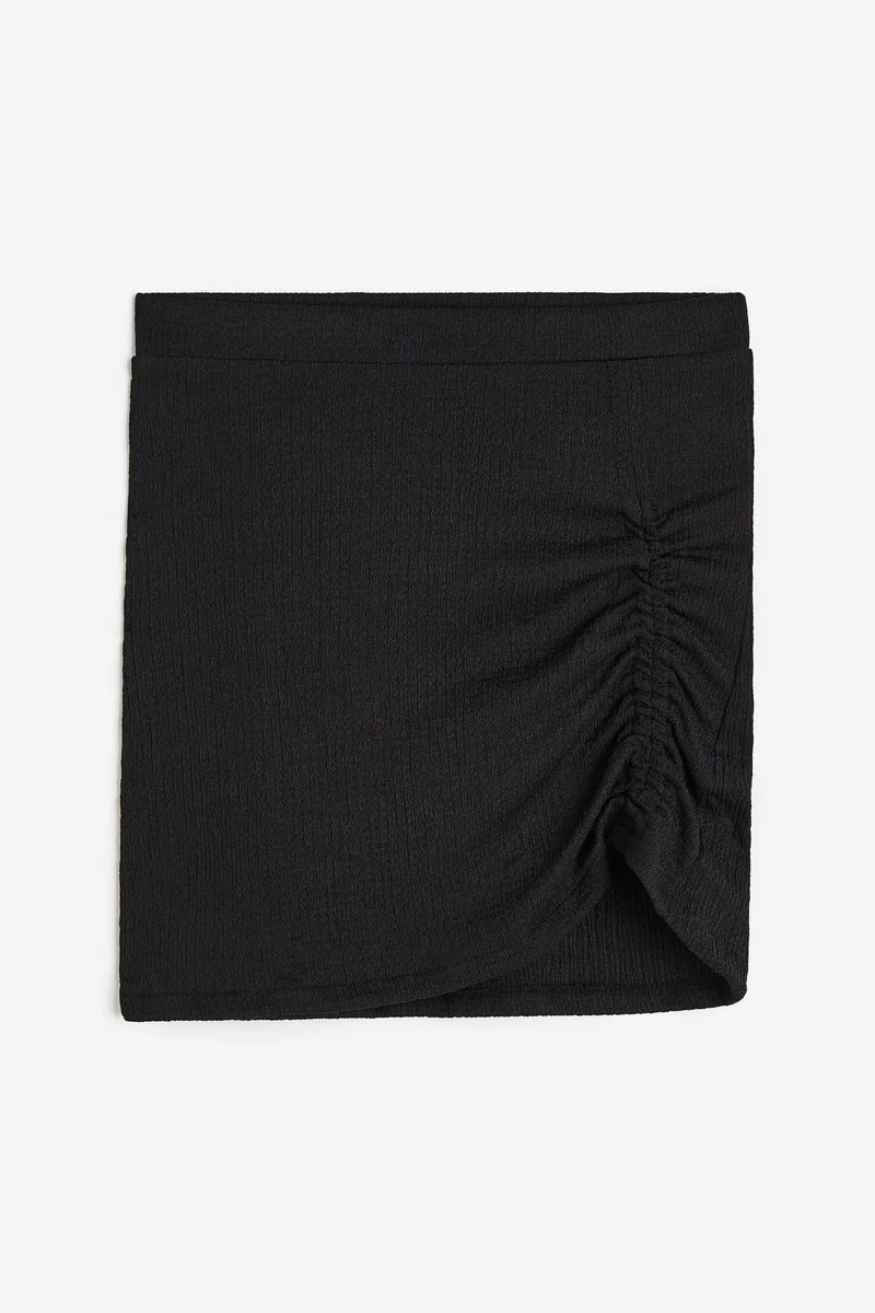 H&M Ruched crinkled skirt