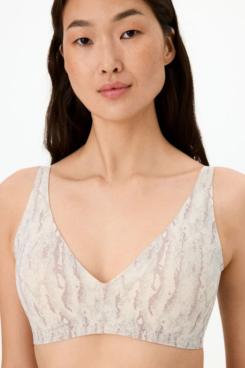 Penti PENTI No-Show Fit Decolette Snake Print Padded Bra