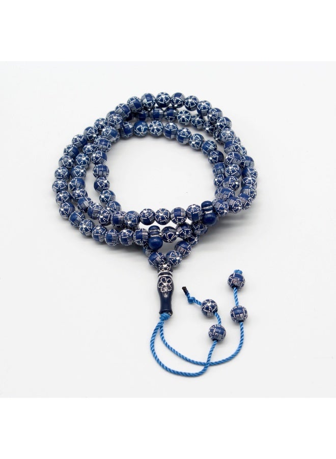 NIBEMINENT 99 Muslim Prayer Beads Sky Blue/8mm 