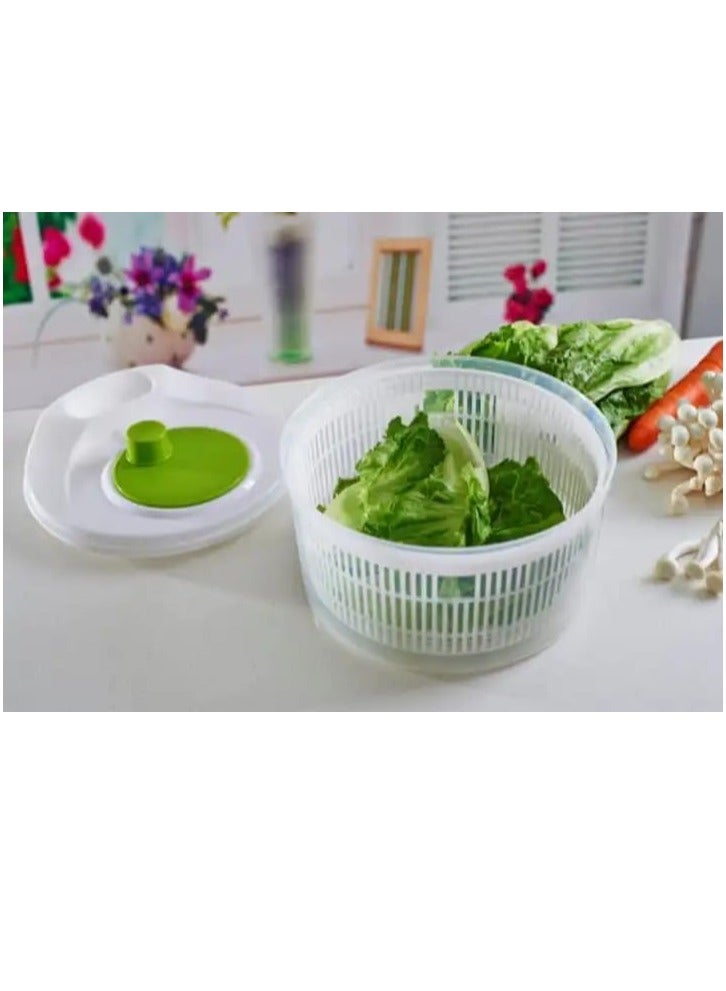 داي الة تجفيف الخضروات الدوارة الة تجفيف السلطة المنزلية، الة تجفيف يدوية للسلطة والخضروات، مجفف دوار - Image 5