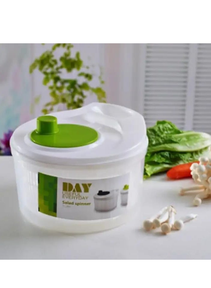 داي الة تجفيف الخضروات الدوارة الة تجفيف السلطة المنزلية، الة تجفيف يدوية للسلطة والخضروات، مجفف دوار - Image 3