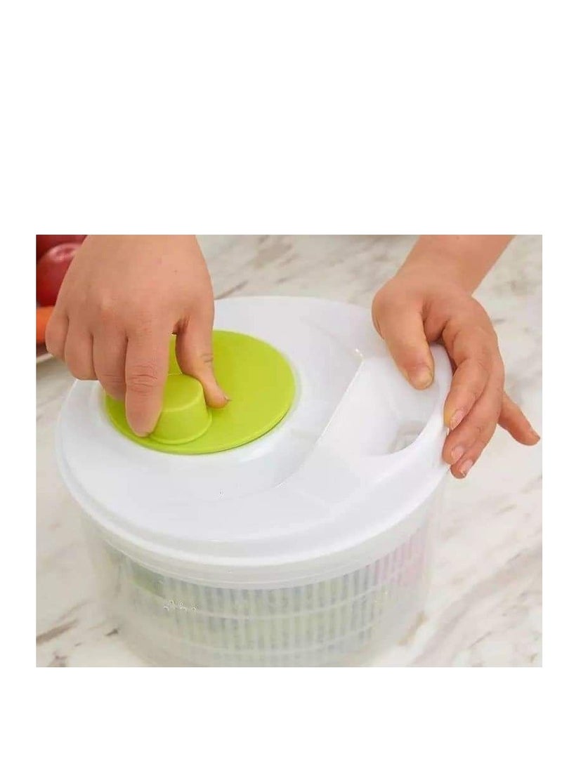 داي الة تجفيف الخضروات الدوارة الة تجفيف السلطة المنزلية، الة تجفيف يدوية للسلطة والخضروات، مجفف دوار - Image 4