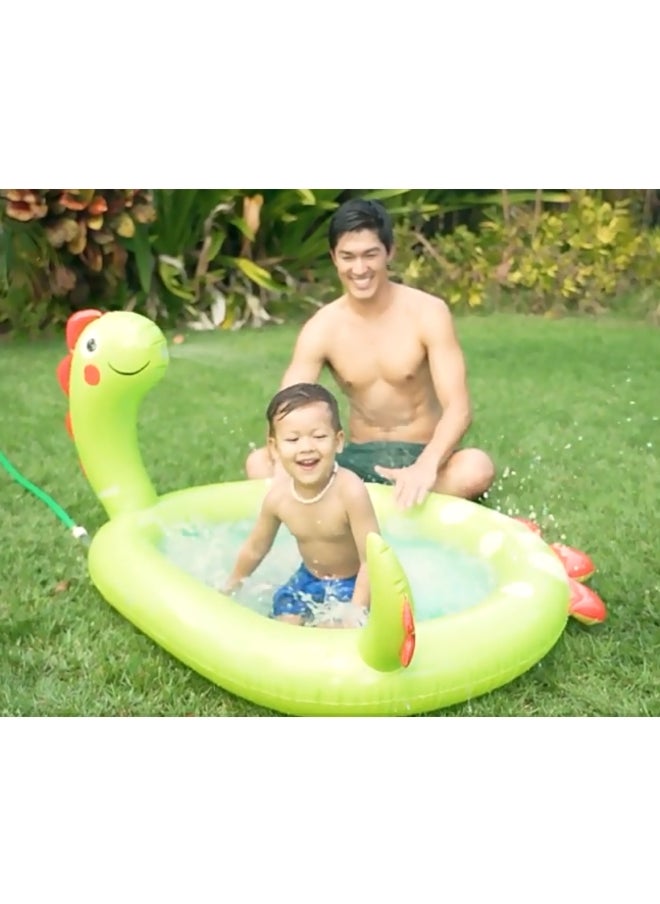 Inflatable Dinosaur Spray Kiddie Pool Multicolour 47 x 43 x 26 cm 80141