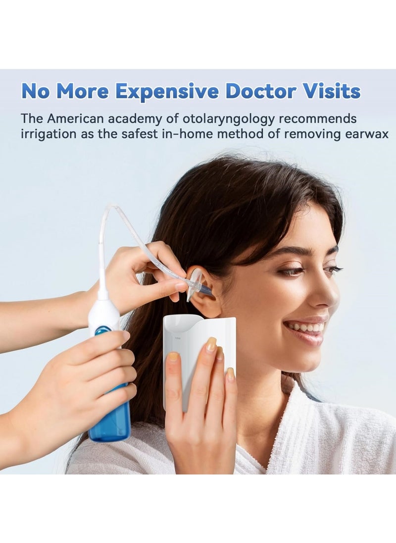 Ru syanl Ear Wax Removal Tool Ear Cleaning Kit Manual Ear Irrigation Flushing System Safe and Effective to Clean Ear Built Up Wax  - Image 3